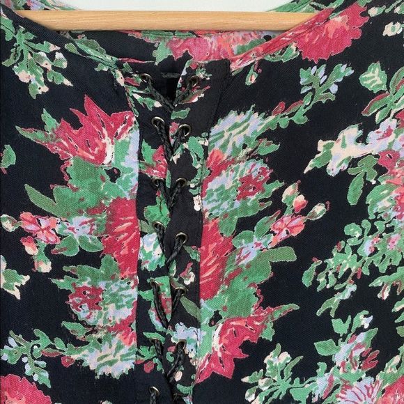 Floral Element Babydoll Dress Sz S - Picture 9 of 11